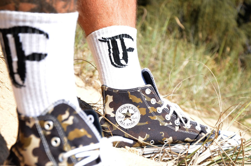 Bay Crew Sock - White