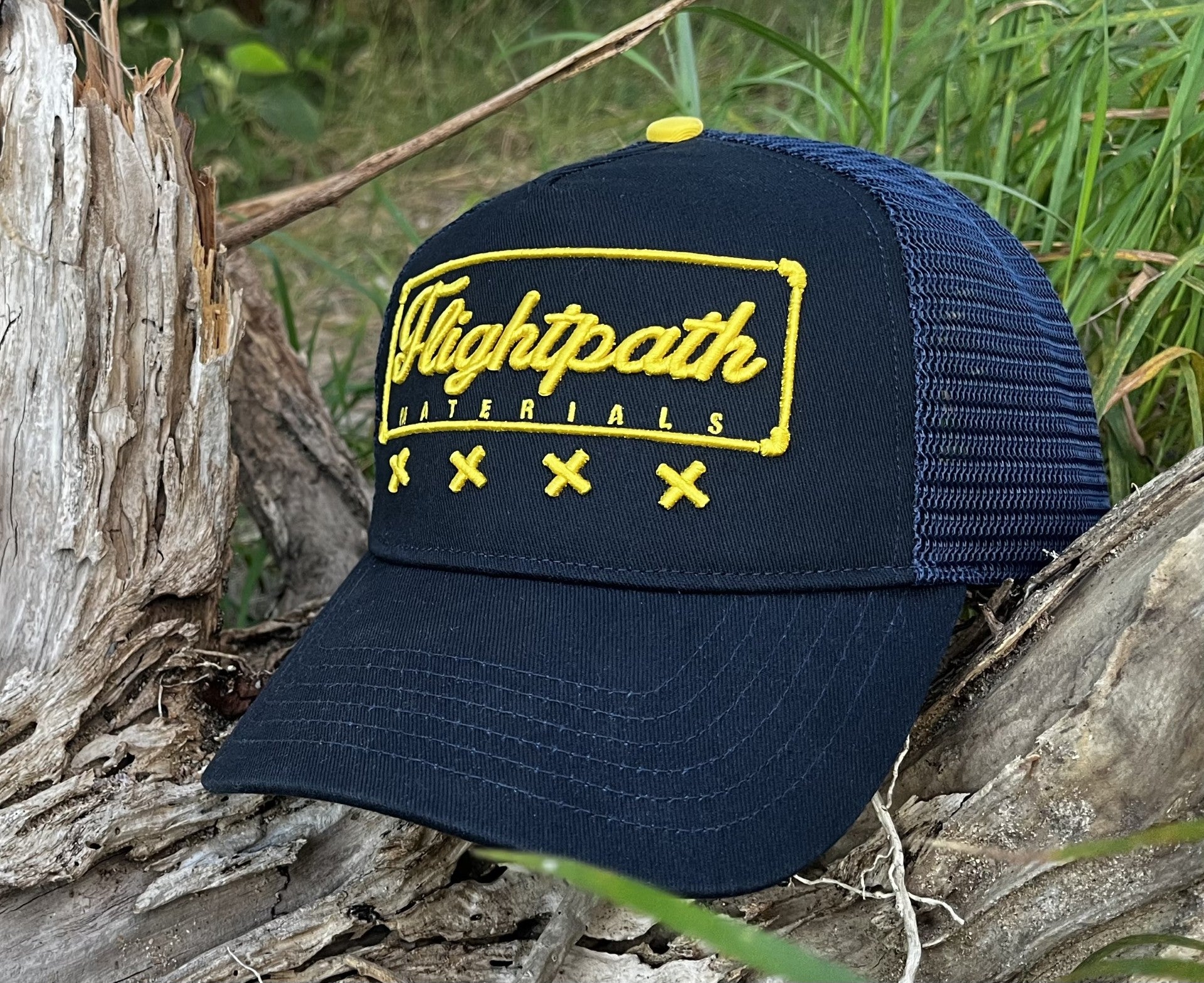 Cab Snapback Trucker Cap - Navy
