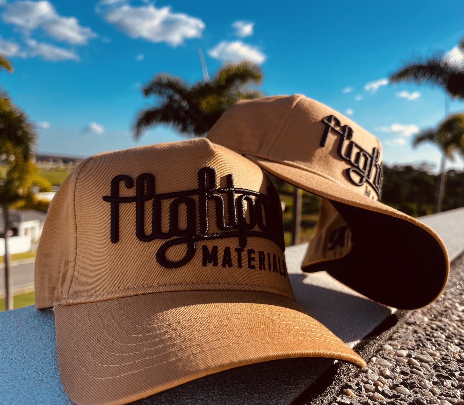 QC A Frame snapback cap